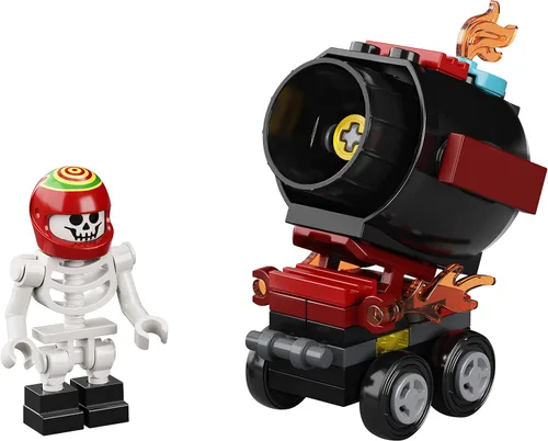 Vista 2 de LEGO Hidden Side El Fuego Stunt Cannon 2020 Polybag (30464)