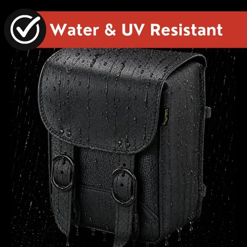 Vista 10 de Willie & Max By Dowco Serie Black Jack Bolsa para arco de respaldo de motocicleta con protección UV, piel sintética sin mantenimiento, universal
