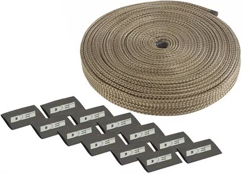Vista 11 de Design Engineering 010611 Protect-A-Wire Kit de manguitos negros de 2 cilindros para cubrir y proteger los cables de bujías