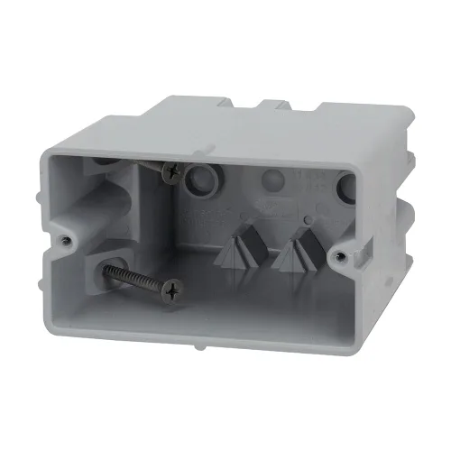 Vista 10 de Southwire MSBMMT1G Caja de dispositivo de montaje múltiple de 1 banda con profundidad ajustable; resistente 42 libras