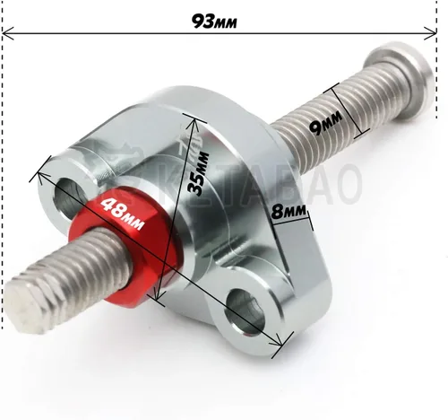 Vista 4 de KETABAO CCT Tensor de cadena manual ajustable compatible con CB600 F Hornet CB600F 2004-2006 2005 (Titanio)