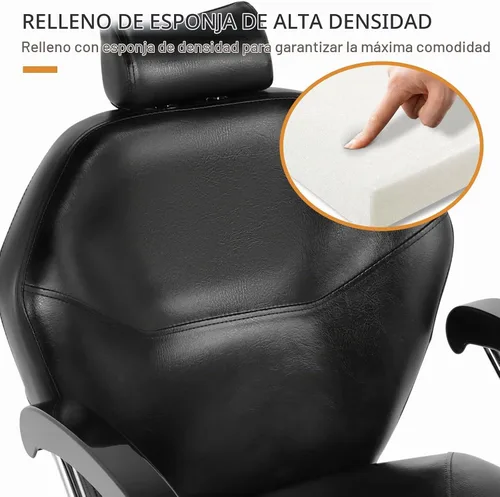 Vista 4 de Artist hand Silla de barbero multiusos para peluquería Silla de salón de barbería Heavy Duty Hydraulic Pump, Multi-functional, 360° Swivel