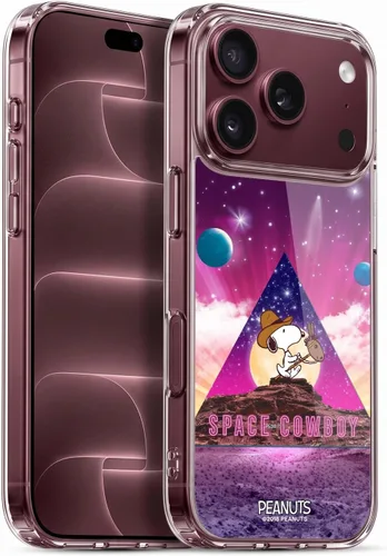 Vista 185 de Head Case Designs Funda de gel con licencia oficial de Peanuts Nebula Cactus Needles Snoopy Space Cowboy [protección de grado militar] compatible