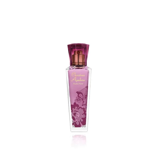 Vista 2 de Christina Aguilera Violet Noir, Perfume para mujer, Eau de Parfum en aerosol, 0.5 onzas líquidas