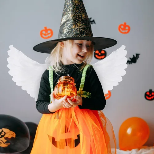 Vista 4 de Angel Wings Halloween Angel Costume Christmas Decorations Angel Wings Costume for Girls Kid Adult