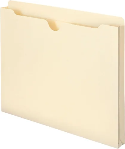 Vista 10 de Smead Chaqueta de archivo, pestaña de corte recto reforzado, expansión de 1", tamaño legal, Manila, 50 por caja (76520)