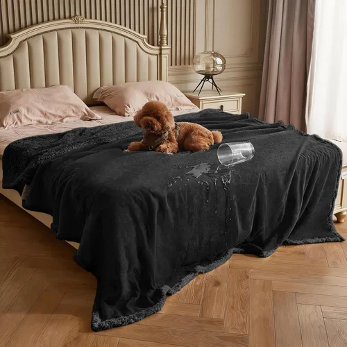 Vista 20 de Kritter Planet - Manta impermeable para perros, reversible, a prueba de agua, para sofá, cama y coche, fundas lavables para sofá para perros