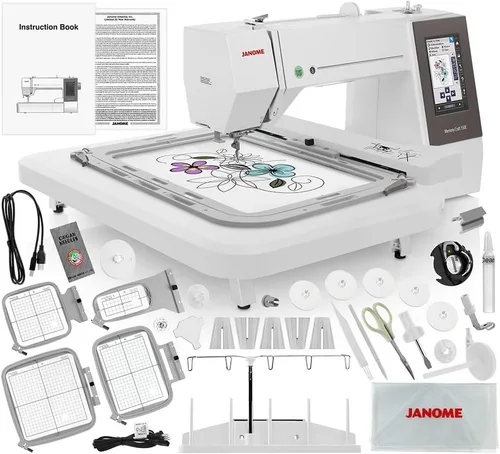Vista 6 de Janome Memory Craft 500E Máquina de bordado