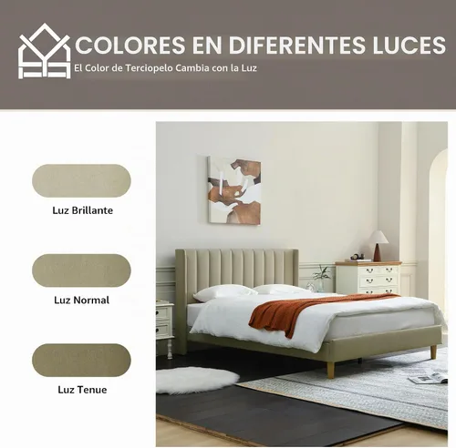 Vista 7 de YUHUASHI base de cama tapizada/base de cama individual/cabecera con diseño geométrico de doble ala moderno/tela de lino/fácil de montar sin ruido
