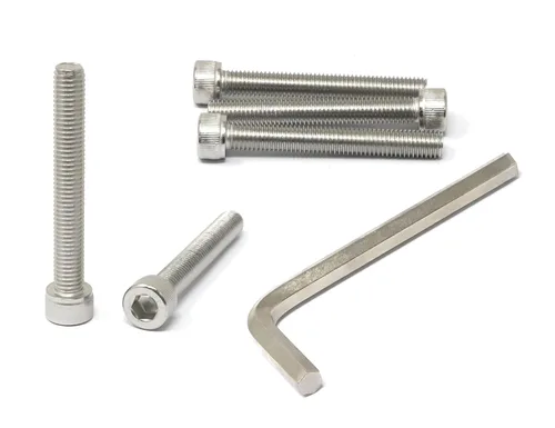 Vista 241 de iexcell Kit de tornillos de cabeza hexagonal de acero inoxidable 304, 100 unidades M2 x 0.157 in, paso de rosca de 0.016 in