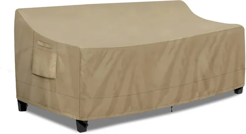 Vista 11 de PureFit Funda impermeable para sofá de exterior, funda para muebles de sofá de patio, funda de sofá biplaza de 2 plazas con ventilación de aire