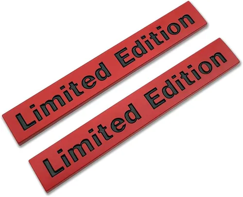 Vista 11 de 2X Emblema de Logo de Edición Limitada de Metal Cromado Insignia Auto 3D Premium Calcomanía Trasera del Maletero del Coche Calcomanía Lateral