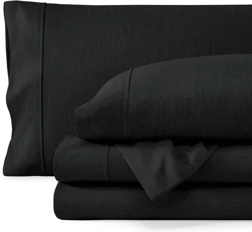 Vista 11 de Bare Home - Juego de sábanas estampadas, 1800 ultra suaves (individual, gris jaspeado) Deep Pockets 6 to 15 Inches, Breathable, Hypoallergenic