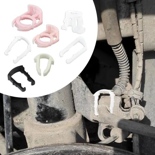 Vista 4 de 160 clips de línea de combustible para automóvil, kit de reparación de línea de combustible de nailon de 7 tamaños, repuesto de abrazadera de línea