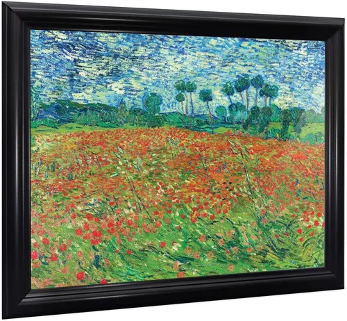 Vista 50 de Vincent Van Gogh - Arte de pared enmarcado con diseño de flores de almendra, maravilloso para exhibir en la cocina, el baño o la decoración