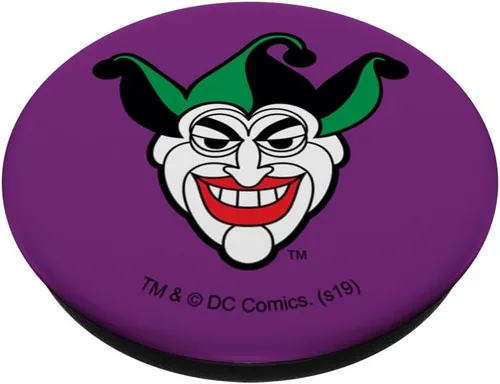 Vista 2 de PopSockets PopGrip estándar con símbolo de Joker de Batman