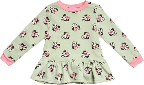 Vista 5 de Disney Conjunto de leggings de Minnie Mouse para bebé, sudadera y pantalones de forro polar (3M-7)