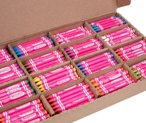 Vista 7 de Crayola Crayones de papel de construcción, suministros escolares surtidos a granel, 16 colores, 400/juego (el embalaje puede variar)