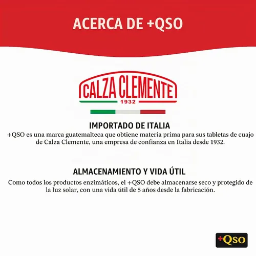 Vista 6 de +QSO Comprimidos de cuajo vegetal, tira de 10