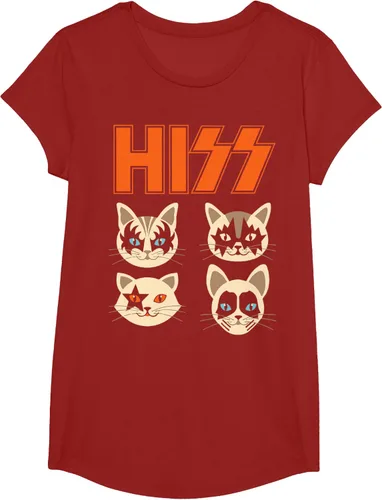 Vista 75 de Camiseta Hiss Funny Cats Kittens Rock Rockin, Negro