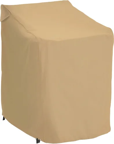Vista 4 de Classic Accessories 58912 Funda para silla de patio de terrazo, arena, silla de comedor estándar