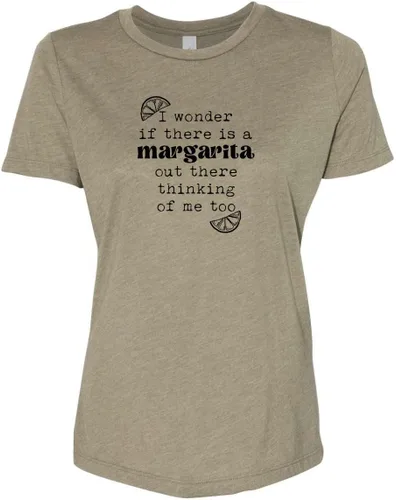 Vista 19 de Cute Women's Screen Printed Crew Neck Tee, Shirts With Sayings, Dusty Blue or Olive
