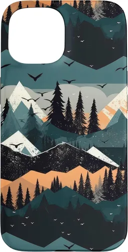 Vista 6 de iPhone 16 Abstract Outdoor Landscape Aesthetic Mountain Case