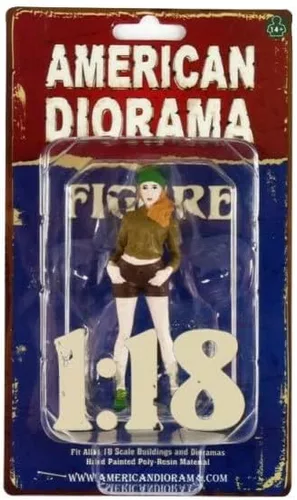 Vista 7 de American Diorama Girls Night Out - Kate, 76302 - Figura a escala 1/18, accesorio de diorama