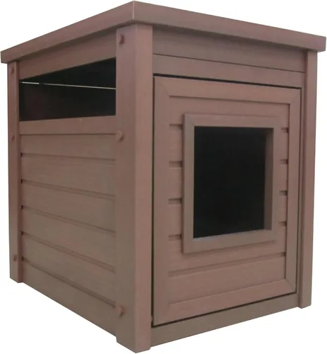 Vista 12 de Caja de aserrín/mesa auxiliar ECOFLEX Litter Loo., Espresso Negro