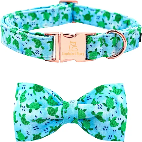 Vista 7 de Lionheart glory Collar de perro con bandera estadounidense del 4 de julio, collar con lazo para perro, Día de la Independencia, resistente