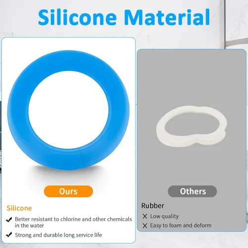 Vista 10 de Sello de válvula de descarga para inodoros American Standard y Eljer, material de silicona mejorado 7301111-0070A repuesto de piezas de inodoro