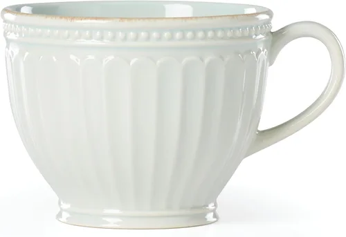 Vista 5 de Lenox French Perle Groove Vajilla, gres, ajuste de platos de 12 piezas