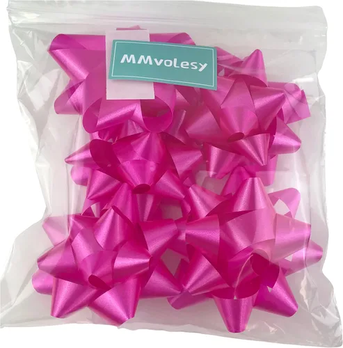 Vista 4 de MMvolesy Regalos de confeti de Navidad, cajas de estrellas, lazos de estrellas, esplendoreta, Navidad, día de San Valentín, lazos autoadhesivos