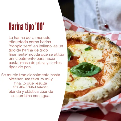 Vista 5 de Antimo Caputo Chef's Flour 2.2 LB - Doble Zero 00 italiano - Trigo suave para masa de pizza, pan y pasta