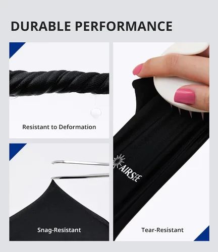 Vista 6 de AIRSEE Guantes de protección UV UPF 50+ de alta calidad para manicura de gel, diseño sin dedos para uso profesional solón y doméstico, anti UVA/UVB