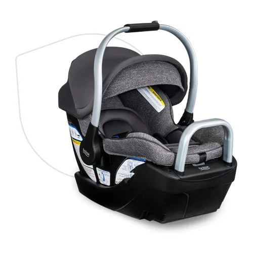 Vista 17 de Britax Willow S Asiento infantil para automóvil con base alpina — Glacier Ónix glaciar