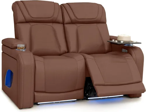 Vista 70 de Seatcraft Caliente Asiento de cine en casa Tabaco Sillón Individual