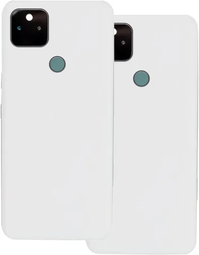 Vista 9 de Paquete de 2 fundas de TPU compatibles con Google Pixel 5A 5G, accesorios de protección flexibles a prueba de golpes con recortes precisos (negro)