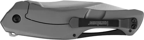 Vista 5 de Kershaw Cuchillo de bolsillo de punta de lanza colateral, hoja de 3.4 pulgadas, apertura asistida SpeedSafe, bloqueo de marco (5500)