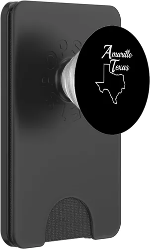 Vista 8 de Amarillo Texas PopSockets Adhesivo PopGrip