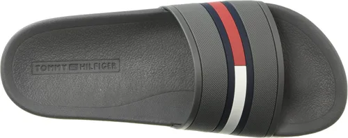 Vista 5 de Tommy Hilfiger Sandalias Ennis Slide para hombre, Rojo