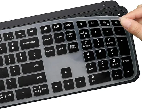 Vista 6 de Funda para teclado Logitech MX Keys S/MX Keys S Combo Teclado inalámbrico /Logitech MX Keys Teclado inalámbrico avanzado/Teclado Logitech Craft Negro