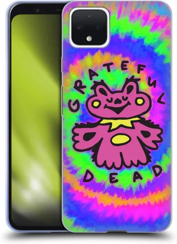 Vista 282 de Head Case Designs Funda de gel con licencia oficial de Grateful Dead Bear Trends [protección de grado militar] compatible con Google Pixel 3
