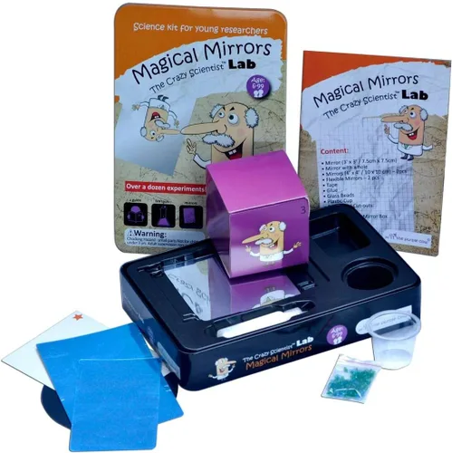 Vista 6 de The Purple Cow Crazy Scientist Lab - Kit de ciencia de espejos mágicos