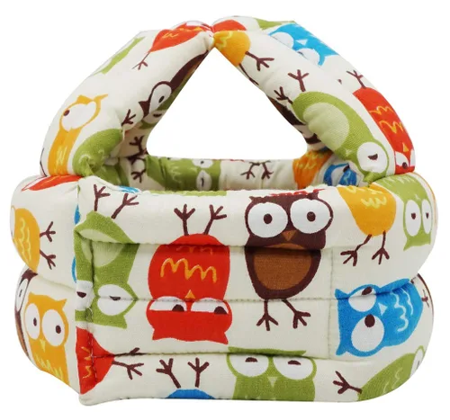 Vista 2 de Gorra protectora para bebé, tamaño ajustable, para aprender a caminar o correr, casco de seguridad suave, para niños de 6 meses a 6 años