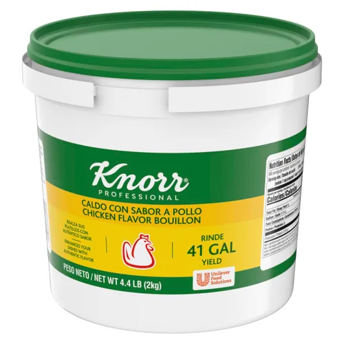 Vista 6 de Knorr Professional Caldo de Res, caldo de carne con base granulada de sabor a carne, caldo como base, marinada, potenciador de sabor, conveniente