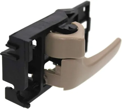 Vista 6 de Para Toyota Tundra 2004 2005 2006 Manija de puerta interior delantera o trasera, lado del conductor beige Con botón de bloqueo de puerta