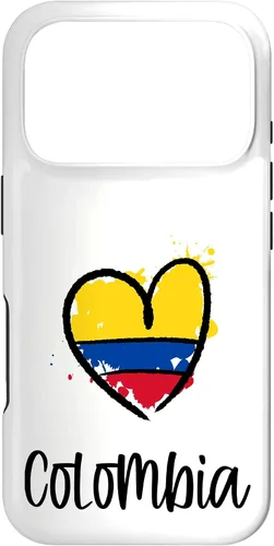 Vista 30 de Colombia Heart Art Cool South America Spanish Colombian Gift Case for iPhone 17
