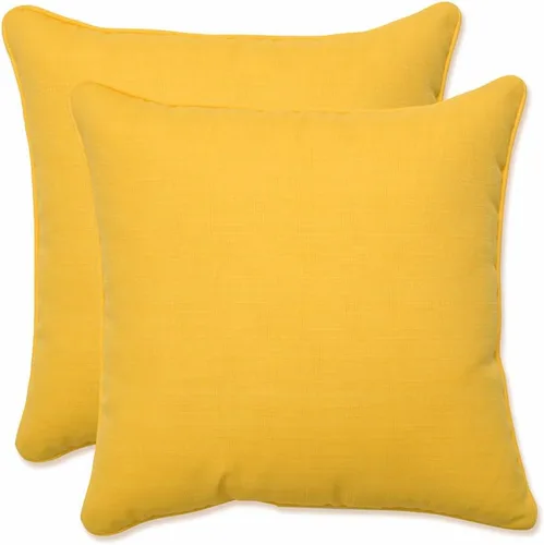 Vista 109 de Pillow Perfect Pompeya - Almohada lumbar grande para interiores/exteriores con relleno de felpa, resistente al clima y a la decoloración, lumbar