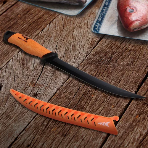Vista 8 de KastKing Speed Demon Pro - Cuchillo de filete – Hoja de acero inoxidable alemán G4116 afilada como navaja, cuchillos de nivel profesional para E: 9